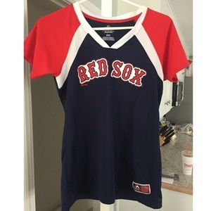 Women’s Majestic Red Sox Top